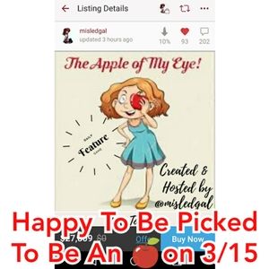 VERY HAPPY TO BE 1 OF 🍎's TODAY 3/15